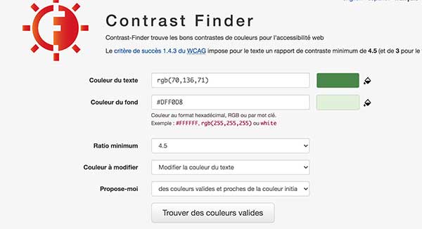 Contrast Finder